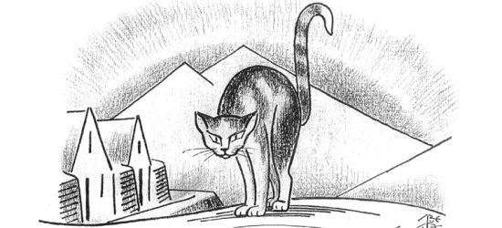 Jólakötturinn. Tryggvi Magnússon